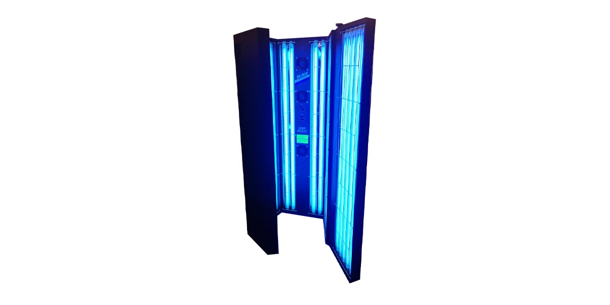 Black Shadow Vertical Sunbed
